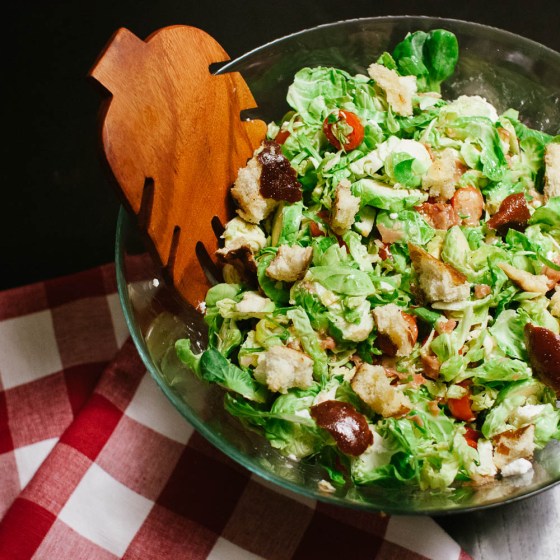 Shaved Brussels Sprouts Salad